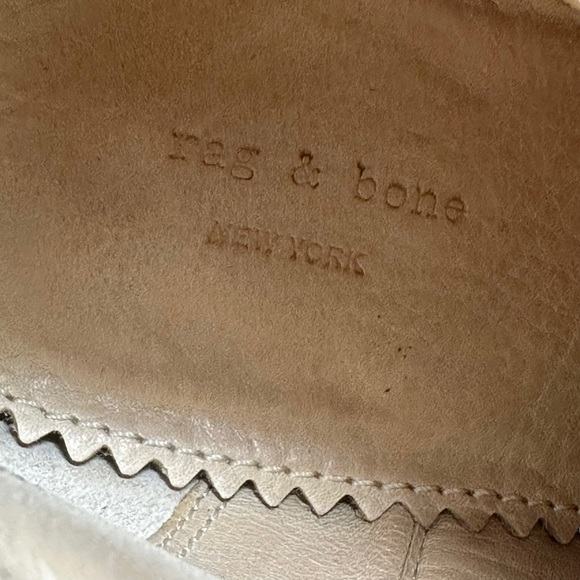 Rag & Bone 39 Suede Harrow Boot Strappy Braided Ankle Bootie Cimento Gray $498 - Picture 9 of 10